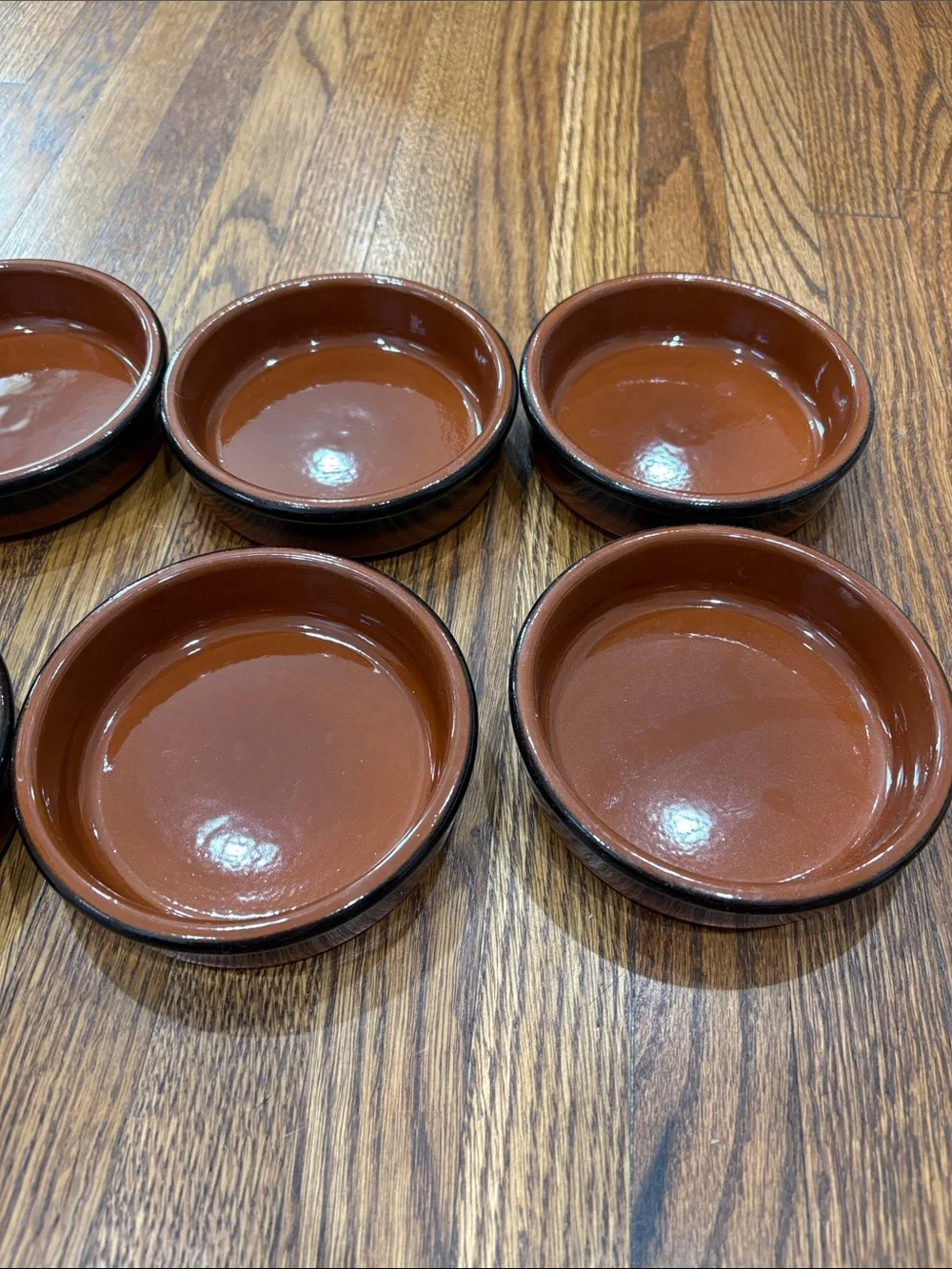 Terracotta-Style Black & Brown Stackable Ramekins - Set of 8 - Picture 7 of 14